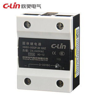 032F 100A单相相直流控制交流固体继电器 欣灵HHG1