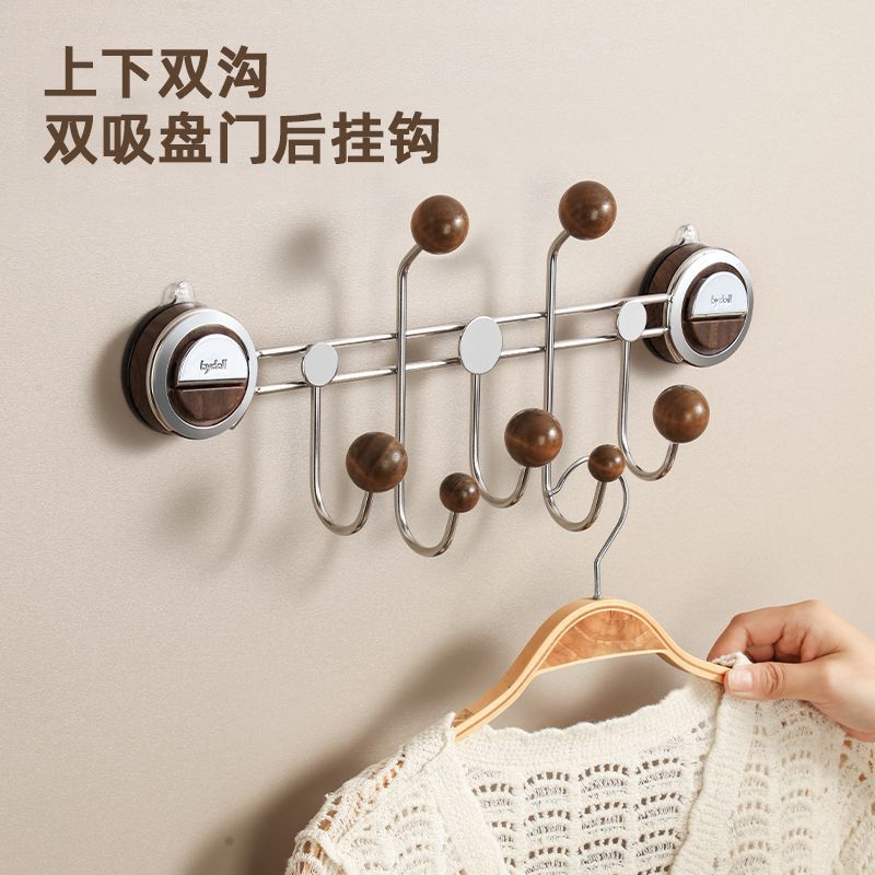 强力双吸盘挂钩吸盘式门图片