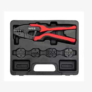 压接钳 2245 可换头棘轮压线钳组套 欧洲YATO易尔拓工具