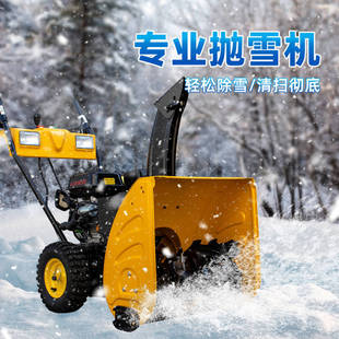 积雪清理吹雪机 抛雪机 物业公园大棚吹雪机 扬雪机 6.5马力手推式