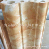 供应PVC石塑挡水条设备 PVC高钙双螺杆挤出机塑料踢脚线生产设备