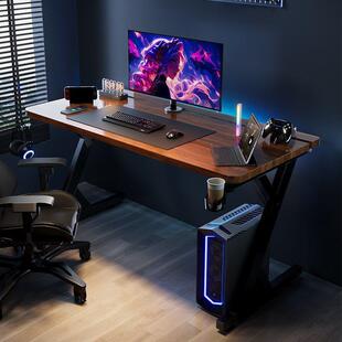 优选戟S3电竞桌可夹o机械臂实木台式电脑桌子碳纤维家用分段式办