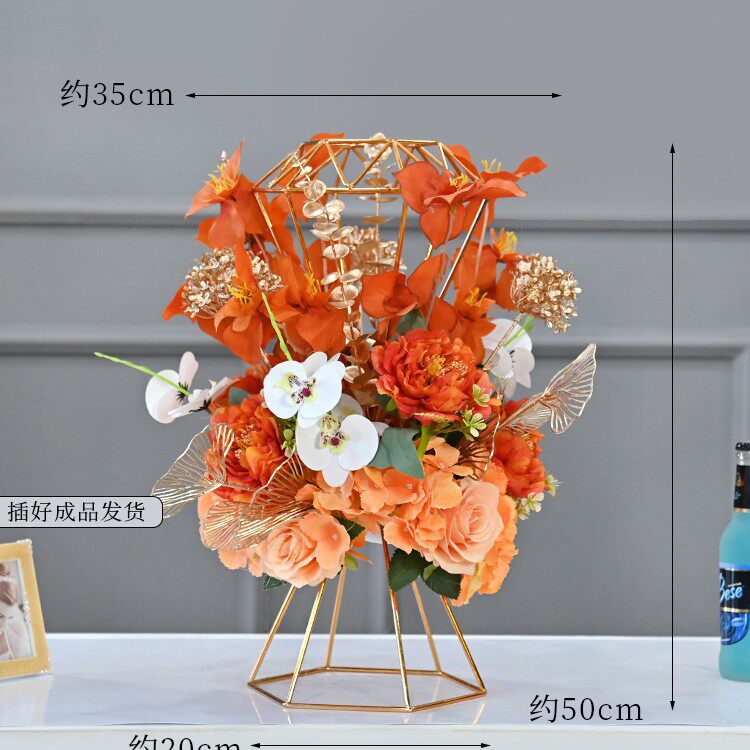 酒吧ktv桌面装饰摆件花生日包厢摆台花假花桌花餐桌花摆花仿真花