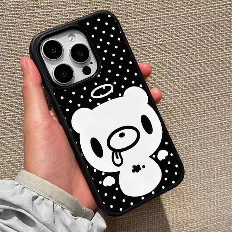 波点天使小熊可爱iPhone手机壳图片