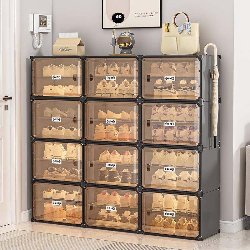 拉车套罩简易鞋架塑料家用室内进门门口防尘收纳神器透明鞋柜新款,厨房/烹饪用具,调料置物架,淘宝优惠券,粉丝福利购,淘宝优惠卷