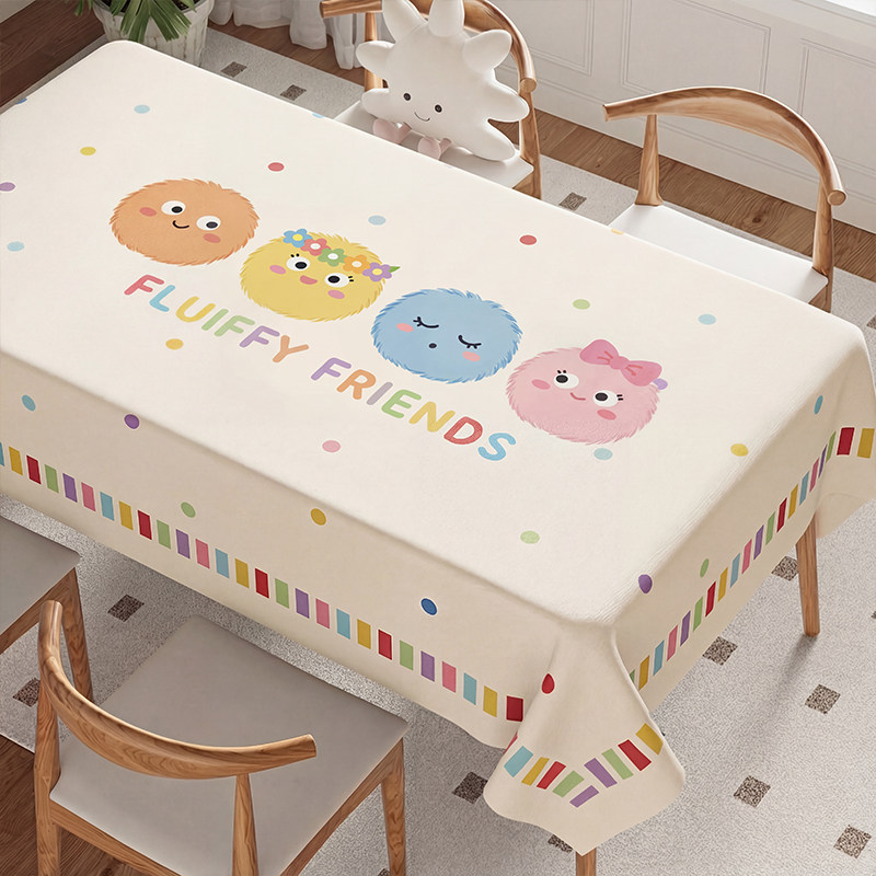 桌布家居布艺书桌垫ins风轻奢高级感茶几桌垫台布长方形餐桌垫子,居家布艺,桌布,淘宝优惠券,粉丝福利购,淘宝优惠卷