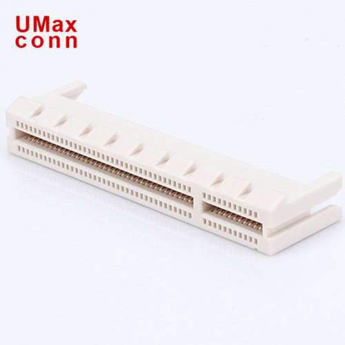 98Pin X8 PCIE连接器 夹板式 间距1.0mm 高温本色塑胶 源头厂家