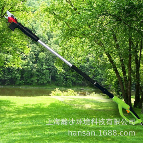 兴立958电动高枝剪36v高枝修剪机园林树木高空修枝剪刀