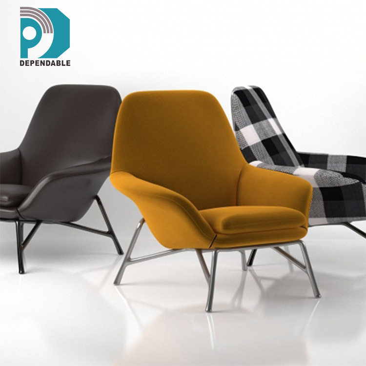 北欧客厅轻奢单人沙发椅家具办公接待躺椅铁艺休闲椅高密度海绵,清洗/食品/商业设备,其他清洗机,淘宝优惠券,粉丝福利购,淘宝优惠卷