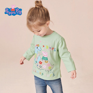 T恤打底衫 限价39.9元 春秋季 女宝男童上衣 新款 小猪佩奇童长袖