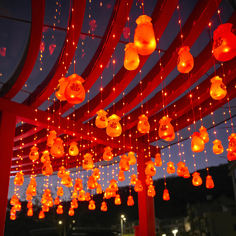 led彩灯闪灯串灯过年装饰