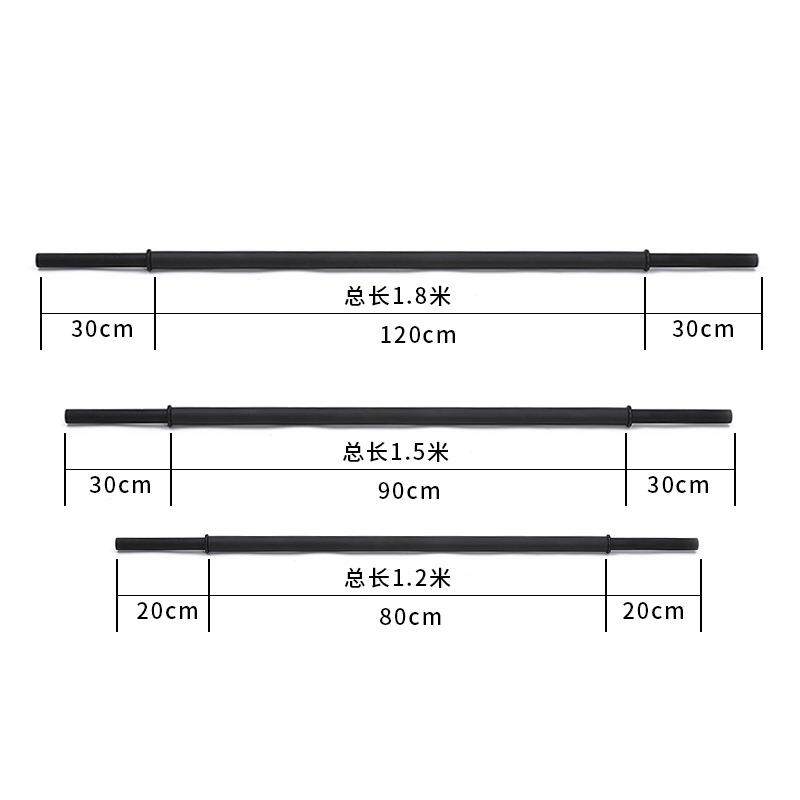 杠铃杆直杆曲杆大孔小孔杠铃1.2米1.5米1.8米健身训练增肌防滑