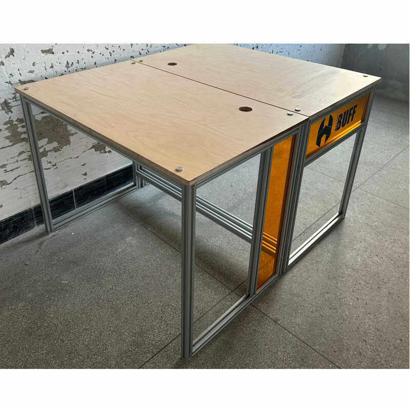 简约铝材电脑桌台式家用现代桌子写字台简易学习桌书桌双人办公桌