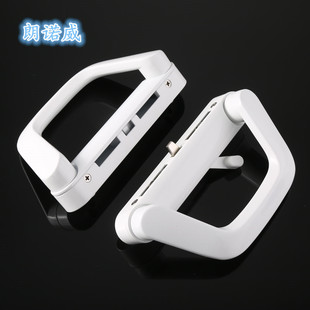 阳台双边锁隔断豪华拉门对开拉手台门推拉门移门衣柜对接厨房锁具