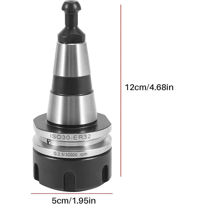 ISO20 ISO30 ER16MS ER20MS ER32动平衡数控刀柄G2.5 30000RPM