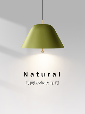 北欧丹麦餐厅吊灯Levitate Pendant设计师书桌房床头悬浮绿色吊灯