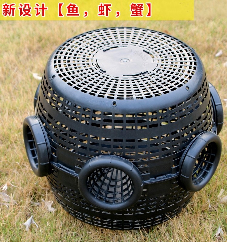 塑料虾网自动捕鱼网渔网虾网黄鳝鱼龙虾螃蟹网底网鱼网捞鱼耐用