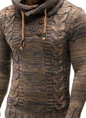 极速ZOGAA Men Fashion Winter Warm Pullovers SweaTter Thick H