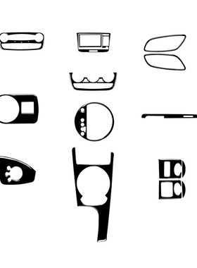 适用2008-2014款奥迪TT 8n 8J MK123 TTORS钢琴黑内饰套装内饰改