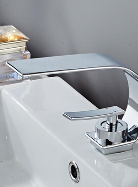 Copperc Single Hole Dual Handles Hot and Cold Basin Mixer Fa