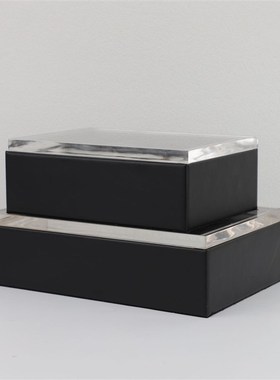 北欧极简亚克力收纳盒摆件样x板房卧室客厅桌面玄关家居饰品摆件