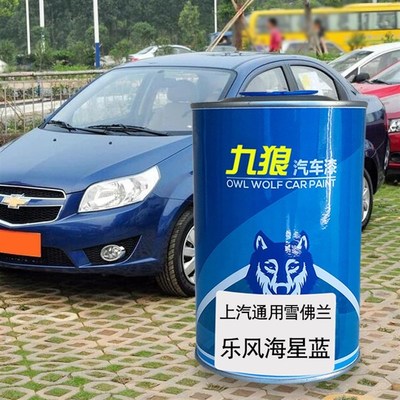 汽车成品色漆翻新改色漆雪佛油漆兰星光银雪域白海Y星蓝魅惑红