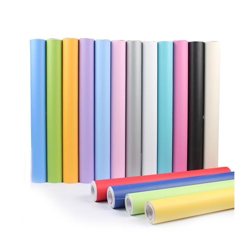 纯色PVC加厚墙纸自粘壁t纸卧室背景墙壁装饰防水宿舍家具翻新贴纸,家居饰品,软装墙贴,淘宝优惠券,粉丝福利购,淘宝优惠卷