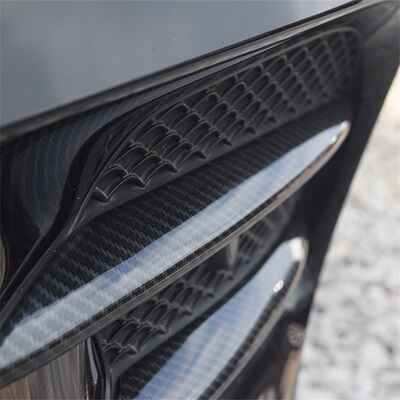 奔驰前雾灯装饰条GLCk260L GLC300L E300L E200Lcoupe改装扰流风