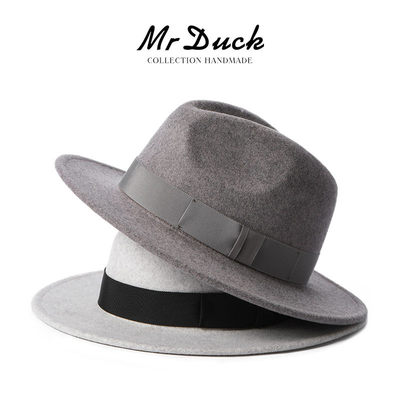 手工制经典澳洲超细羊毛礼帽