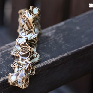 创意陶瓷手工制作沉香线香v香插香炉石头山形檀香香托香座香器包