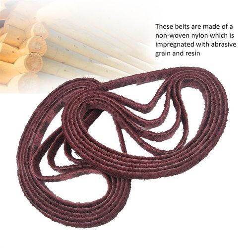 10PCS 520f x 15mm 150/240/400/600 Grits Sanding Belt Polishi