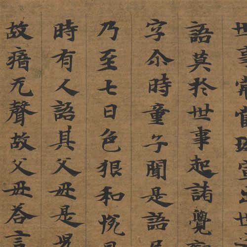 敦煌遗书 大方等大集p经卷第十二手稿 小楷字帖 古代文献 微喷复