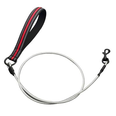 狗绳防咬断大型犬溜狗狗牵引绳钢丝铁炼不锈钢边牧U萨摩耶宠物炼