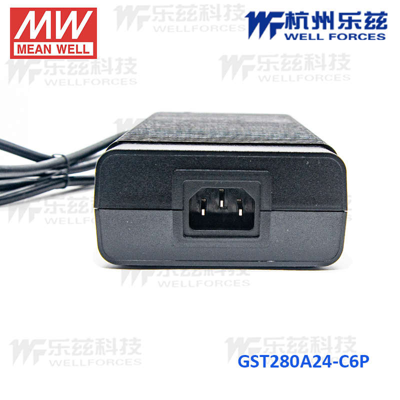 台湾明纬GST280A12/15/48-C6P节能ACDC桌面型电源适配器Y工业级24