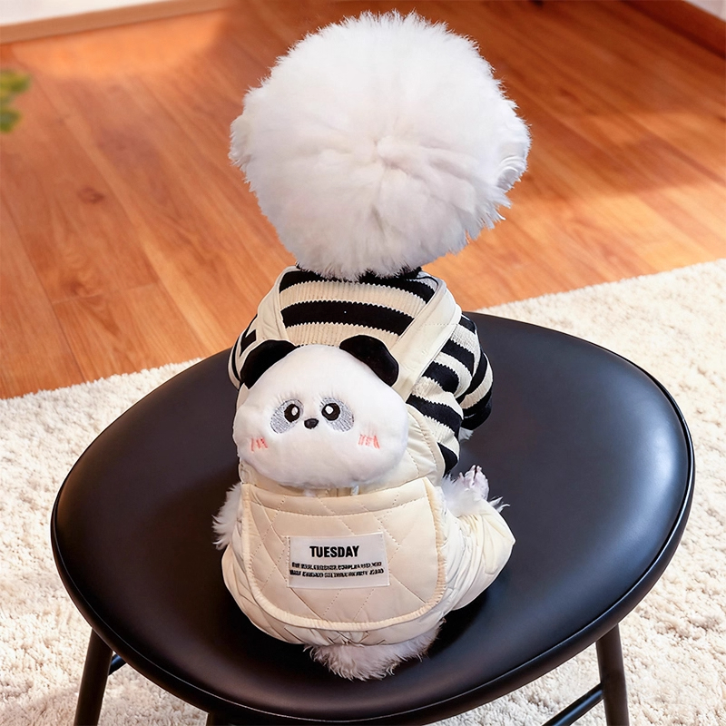 狗狗衣服秋冬款玩偶背带裤猫咪
