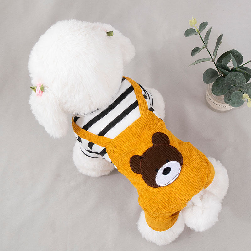 狗狗衣服四脚衣防掉毛秋冬款保暖比熊泰迪博美雪纳瑞柯基宠物服饰