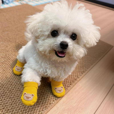 狗狗袜子室内防滑可爱猫咪袜套