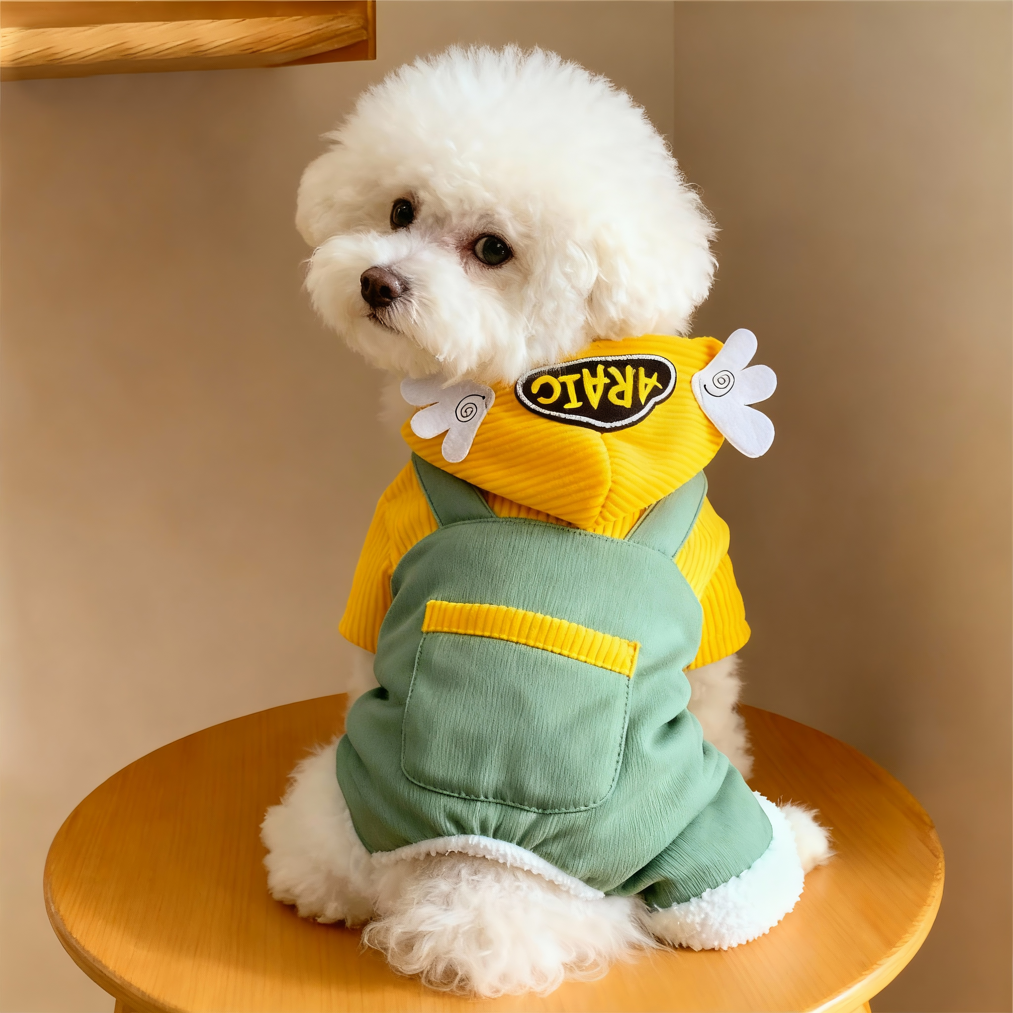 狗狗衣服秋冬款天使四脚衣