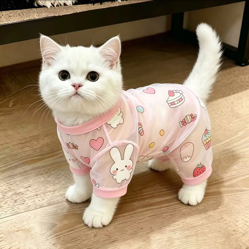猫咪衣服凉凉衣薄款透气防掉毛