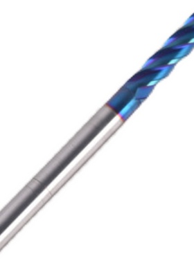 65度四刃钨钢合金铣刀淬火加硬蓝色纳米涂层NCNC加工中心数控刀具