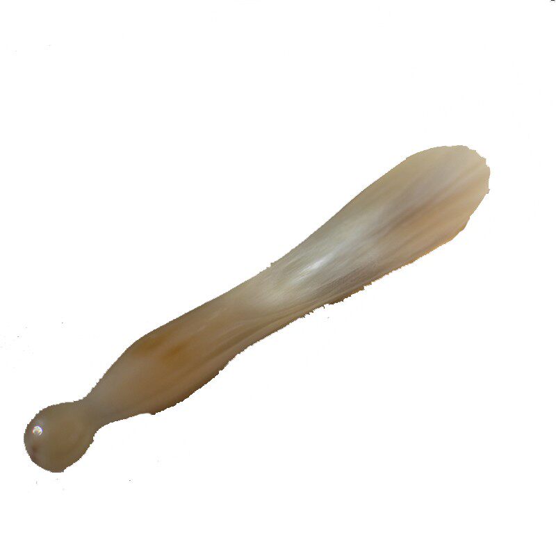 天然白水牛角眼霜棒眼刮棒面霜导入棒面部眼部按摩拨筋棒板刮痧