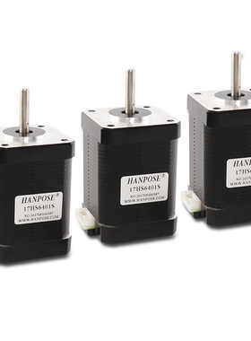 42步进电机 可调速马达现货17HS6401高60mm扭矩70Ncm电流12V厂家