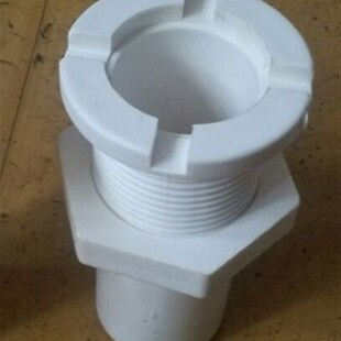 雕刻机开料机真空吸附PVC板法兰接头三通五通吸附台面接头钢丝管