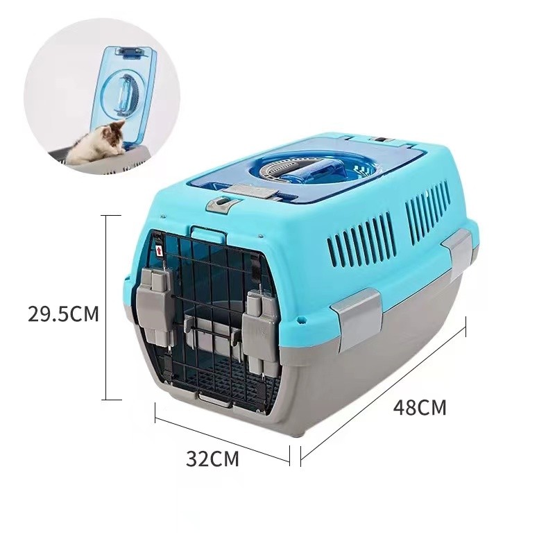 派小爪宠物航空箱猫狗狗外出旅行飞机狗笼子便携塑料空运托运箱