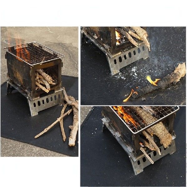 极速Baarbecue fire filter hot pad picnic blanket outdoor wil