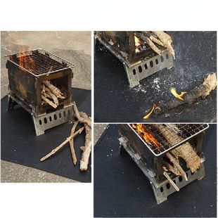 极速Baarbecue fire filter hot pad picnic blanket outdoor wil