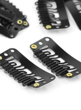 极速40pcs u shhape steel snap clips for feather hair extensi