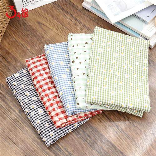 极速彩色色织布格子纯棉布料沙发布料桌布I北欧清新服装手工DIY面