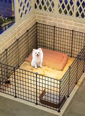 极速Foldable Pekt Playpen Iron Fence Puppy Kennel dog cage