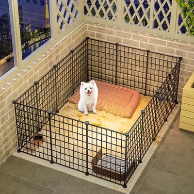 极速Foldable Pekt Playpen Iron Fence Puppy Kennel dog cage
